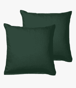 COLOUR-tyynynpäälliset, 2/pakk. 40x40 cm Tummanvihreä