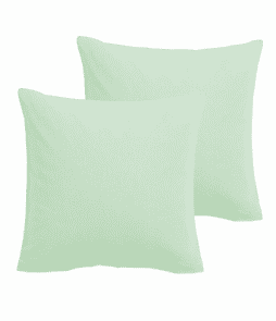 COLOUR-tyynynpäälliset, 2/pakk. 40x40 cm Sorbetinvihreä