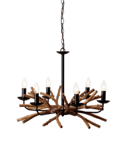 FOREST-kattovalaisin Musta/puunvärinen