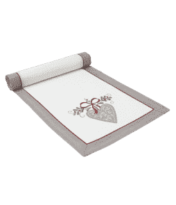 JULROSETT-kaitaliina Valk/harmaa