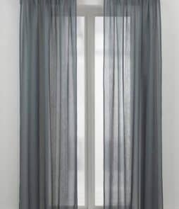 BIG-sivuverhot, 2/pakk. Petrolinsininen