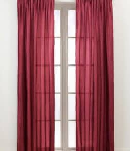 KRISTIN-sivuverhot, 2/pakk. Viininpunainen