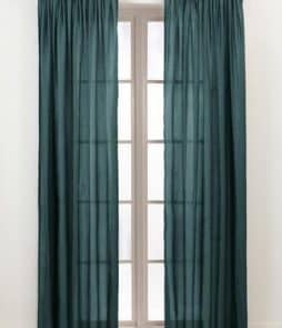 KRISTIN-sivuverhot, 2/pakk. Vihreä