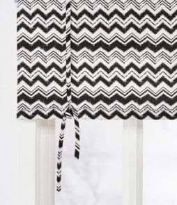 VALENCIA-laskosverho Musta