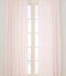 KLARA-sivuverhot, 2/pakk. Puuteriroosa