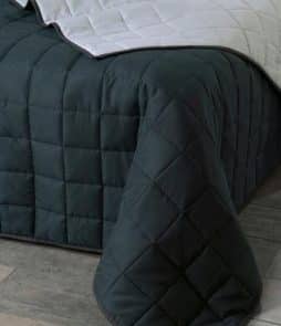 MATILDA-päiväpeite kapeaan sänkyyn 180x260 cm Musta/harmaa