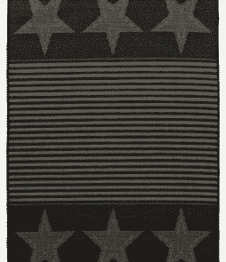 AMERIKA-bukleematto ulkokäyttöön 160x230 cm Harmaa/musta