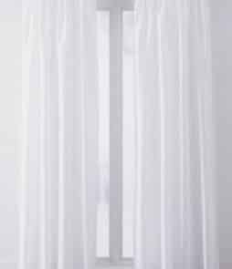 GRACE-sivuverhot, 2/pakk. Valkoinen