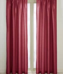 GRACE-sivuverhot, 2/pakk. Vadelmanpunainen