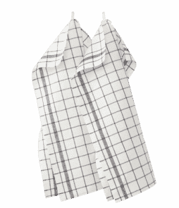 CLASSIC-keittiöpyyhkeet, 2/pakk. Musta