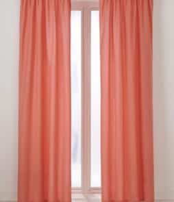 KULÖR-sivuverhot, 2/pakk. Koralliroosa