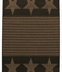 AMERIKA-bukleematto ulkokäyttöön 133x190 cm Ruskea/musta
