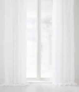 SALLY-solmimisnauhaverhot, 2/pakk. Valkoinen