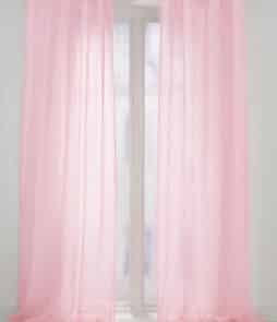 SALLY-solmimisnauhaverhot, 2/pakk. Vaalea roosa