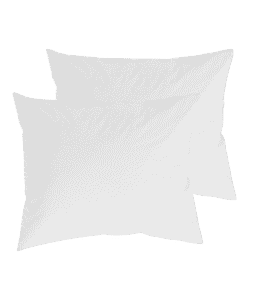 ZACK-tyynyliinat, 2/pakk. ekologista puuvillaa Valkoinen
