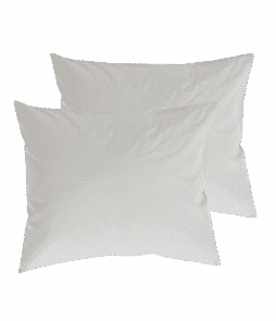 ZACK-tyynyliinat, 2/pakk. ekologista puuvillaa Vaaleanharmaa