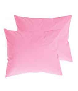ZACK-tyynyliinat, 2/pakk. ekologista puuvillaa Roosa