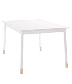 KINNA-ruokapöytä 90x140 cm Valkoinen