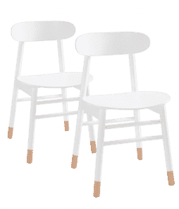 KINNA-tuolit, 2/pakk. Valkoinen