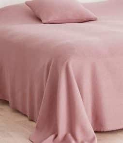 FLISA-päiväpeite parisänkyyn 260x260 cm Roosa