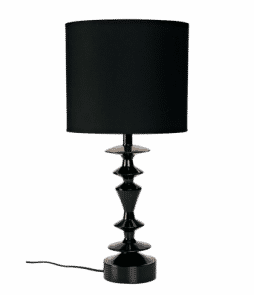 SWISS-pöytävalaisin Musta