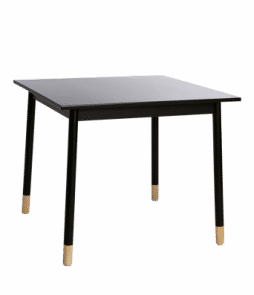 KINNA-ruokapöytä 90x90 cm Musta