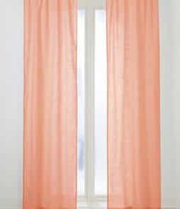 HILDA-sivuverhot, 2/pakk. Korallinpunainen