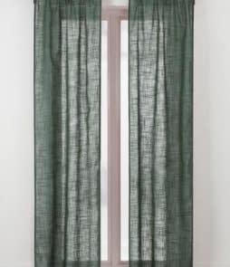 HILDA-sivuverhot, 2/pakk. Utuvihreä