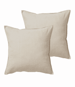 ÖRGRYTE-tyynynpäälliset, 2/pakk. 45x45 cm Pellavabeige
