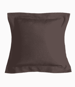 KULÖR-tyynynpäälliset, 2/pakk. 40x40 cm Tummanruskea