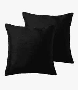 KRISTIN-tyynynpäälliset, 2/pakk. 40x40 cm Musta