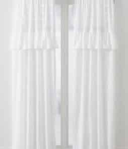 MEMORY-sivuverhot, 2/pakk. Valkoinen