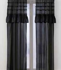 MEMORY-sivuverhot, 2/pakk. Antrasiitinharmaa