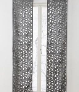 ORIGO-paneeliverhot, 2/pakk. Harmaa