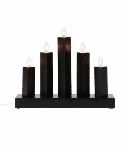 RAK-sähkökynttelikkö Musta