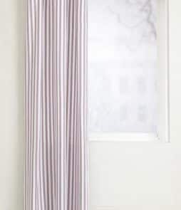 GUSTAV-rengasverhot, 2/pakk. Kanervanliila/valkoinen