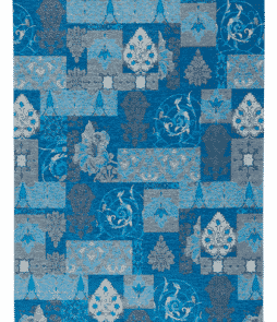 CROSIA-matto 155x230 cm Sininen