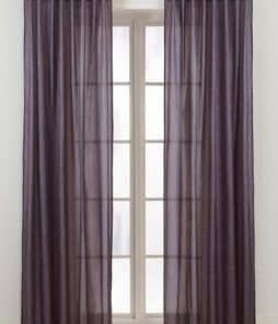 KRISTIN-piilolenkkiverhot, 2/pakk. Luumuliila