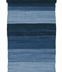 HARMONI-räsymatto, 70x200 cm Sininen