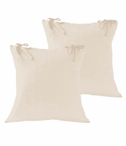 KURSIV-tyynynpäälliset, 2/pakk. 45x45 cm Luunvalkoinen