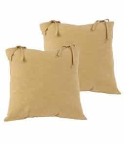 KURSIV-tyynynpäälliset, 2/pakk. 45x45 cm Kaurankeltainen