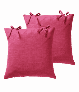 KURSIV-tyynynpäälliset, 2/pakk. 45x45 cm Vadelmanpunainen