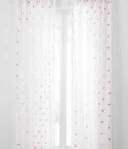 SWEETHEART-solmimisnauhaverhot, 2/pakk. Roosa
