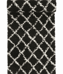 COSY-ryijymatto, 67x130 cm Musta