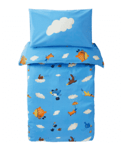 Vauvan FLAX-pussilakanasetti, 2 osaa – ekologinen Monivärinen