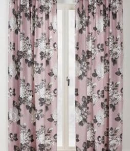 BOLERO-piilolenkkiverhot, 2/pakk. Roosa