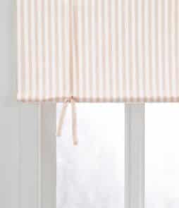 GUSTAV-laskosverho Puuteriroosa/valkoinen