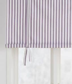 GUSTAV-laskosverho Vaalea liila/valkoinen