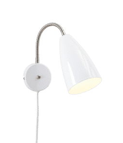 RICKY-seinävalaisin Valkoinen