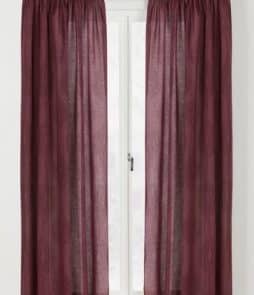 TEODORA-sivuverhot, 2/pakk. Luumuliila